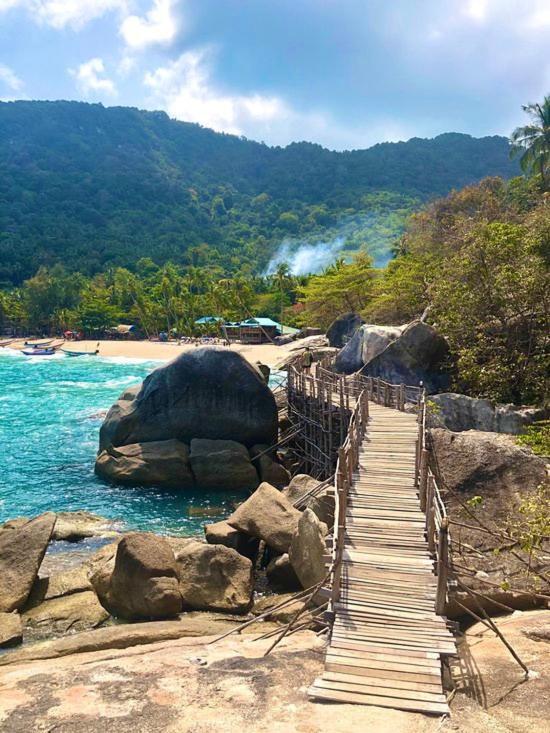 Hotel Bambu Huts Baan Tai Esterno foto